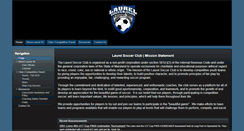 Desktop Screenshot of laurelsoccerclub.org